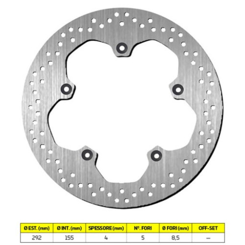 DISCO FRENO SBS 5033