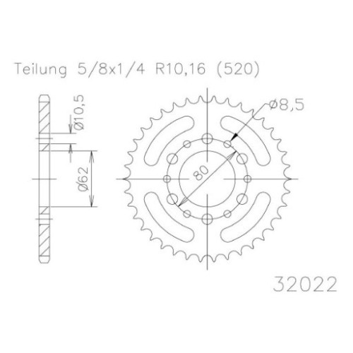 CORONA IN ACCIAIO P520 - Z46 (DIS.12300)