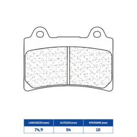 SET PASTIGLIE FRENO CL BRAKES 2305RX3