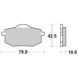 SET PASTIGLIE FRENO SBS 616HF