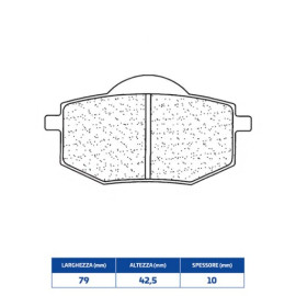 SET PASTIGLIE FRENO CL BRAKES 2392S4