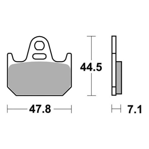 SET PASTIGLIE FRENO SBS 659RQ