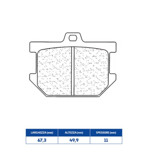 SET PASTIGLIE FRENO CL BRAKES 2847S4