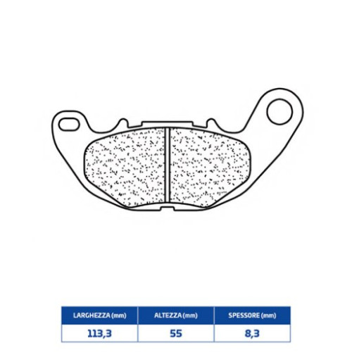 SET PASTIGLIE FRENO CL BRAKES 1240XBK5