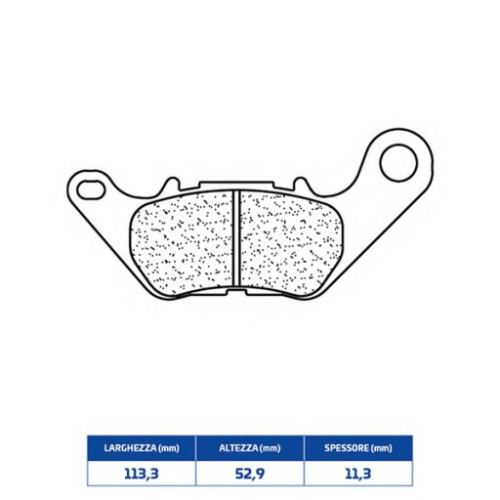 SET PASTIGLIE FRENO CL BRAKES 1241RX3
