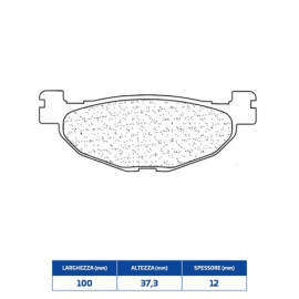 SET PASTIGLIE FRENO CL BRAKES 3075MSC
