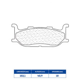 SET PASTIGLIE FRENO CL BRAKES 3058MSC
