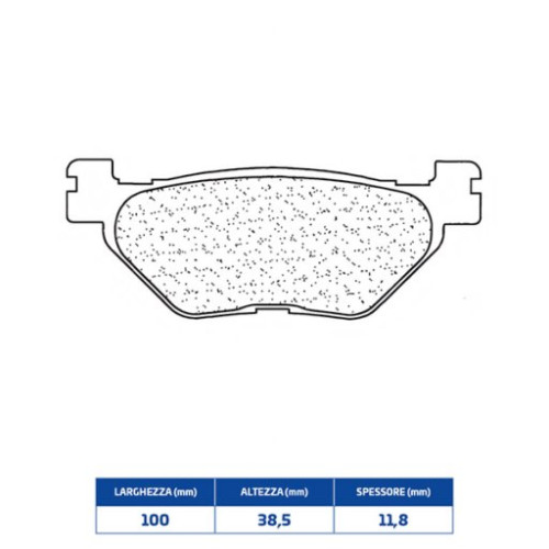 SET PASTIGLIE FRENO CL BRAKES 3061MSC