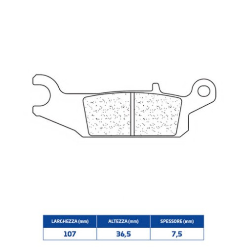 SET PASTIGLIE FRENO CL BRAKES 1194ATV1
