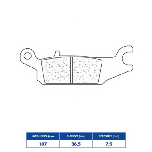 SET PASTIGLIE FRENO CL BRAKES 1193ATV1