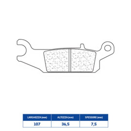 SET PASTIGLIE FRENO CL BRAKES 1192ATV1