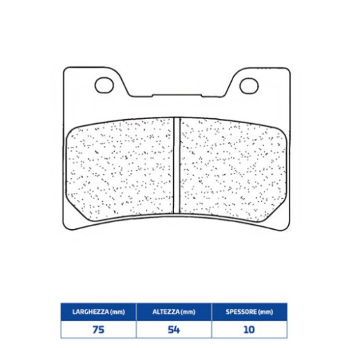 CL Brakes PASTIGLIA FRENO ANTERIORE SX