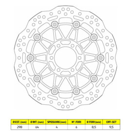DISCO FRENO SBS 6090