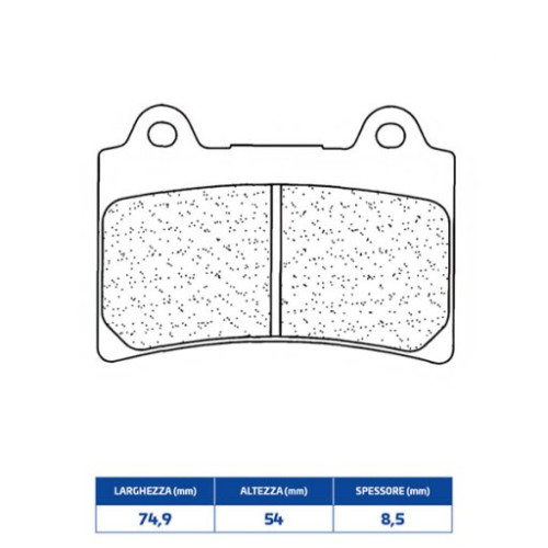 CL Brakes PASTIGLIA FRENO ANTERIORE