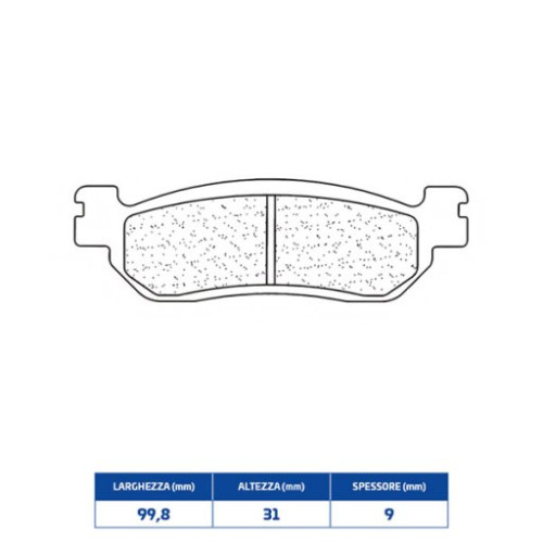 SET PASTIGLIE FRENO CL BRAKES 2828RX3