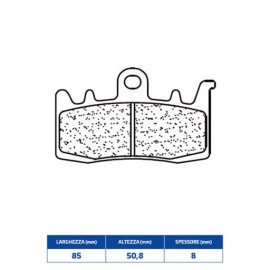 SET PASTIGLIE FRENO CL BRAKES 1232XBK5