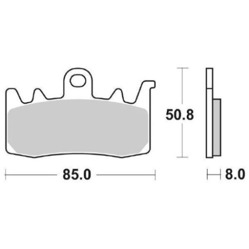SET PASTIGLIE FRENO SBS 900HS