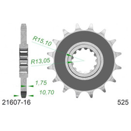 PIGNONE SILENZIATO AFAM P525 - Z15 (DIS.21609)