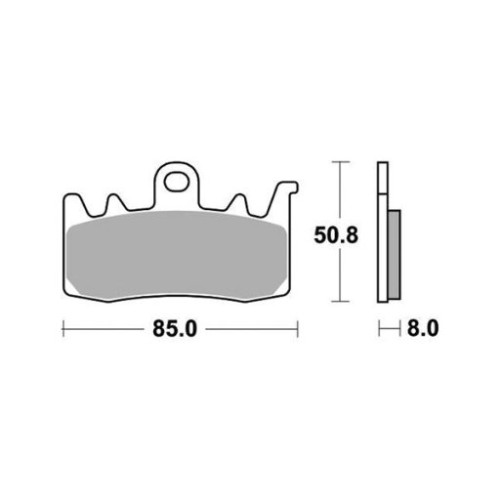 SET PASTIGLIE FRENO SBS 900DS-1