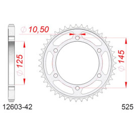 CORONA AFAM IN ACCIAIO P525 - Z42 (DIS.12603)