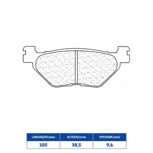 SET PASTIGLIE FRENO CL BRAKES 1084RX3