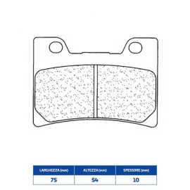 SET PASTIGLIE FRENO CL BRAKES 2309XBK5
