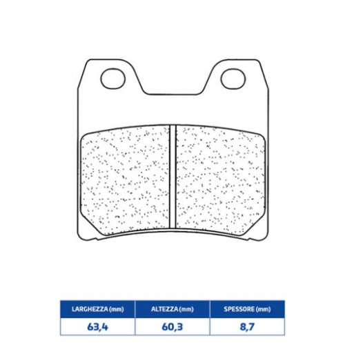 SET PASTIGLIE FRENO CL BRAKES 1066RX3