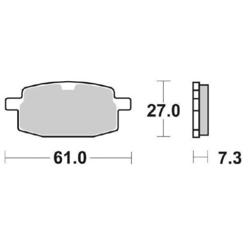 SET PASTIGLIE FRENO SBS 111HF