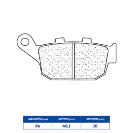 SET PASTIGLIE FRENO CL BRAKES 2298S4