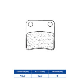 SET PASTIGLIE FRENO CL BRAKES 3038SC