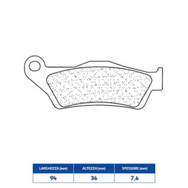 SET PASTIGLIE FRENO CL BRAKES 3028MSC