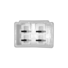 DZE CONNETTORE RETTANGOLARE FEMMINA - 4 FASTON