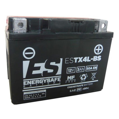 BATTERIA ENERGYSAFE ESTX4L-BS 12V-3AH (SIGILLATA CON ACIDO A CORREDO)