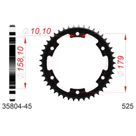 CORONA AFAM IN ACCIAIO P525 - Z45 (DIS.35804)