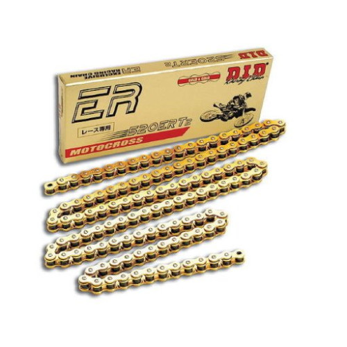 DID CATENA DID 520ERT2 (Gold & Gold) - Lunghezza: 112 maglie con giunto a clip (RJ)