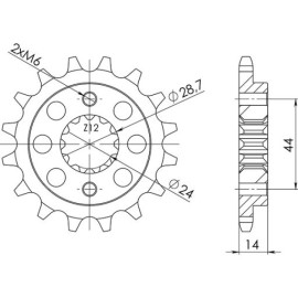 PIGNONE P525 - Z15 (DIS.20606)