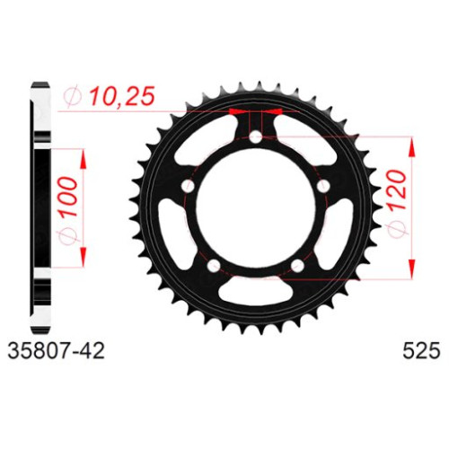 CORONA AFAM IN ACCIAIO P525 - Z42 (DIS.35800)