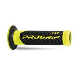 PROGRIP MANOPOLE STRADA FORATE PROGRIP 732 DUAL DENSITY (COLORE:GIALLO)