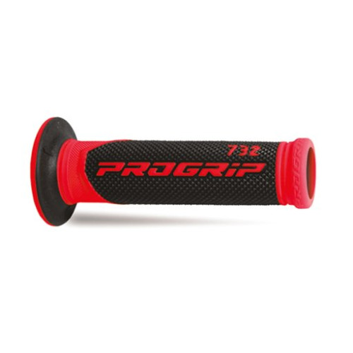 PROGRIP MANOPOLE STRADA FORATE PROGRIP 732 DUAL DENSITY (COLORE:ROSSO)