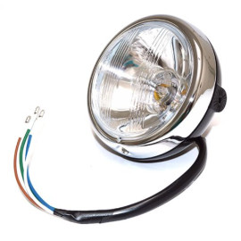 FANALE TONDO Ø 127 NERO LAMP.S2 35/35W-C/LUCE POSIZIONE