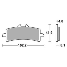 SET PASTIGLIE FRENO SBS 901RST