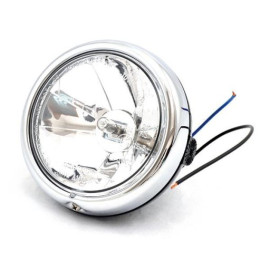 FANALE TONDO Ø 127 NERO LAMP.H3 55W-S/LUCE POSIZ.