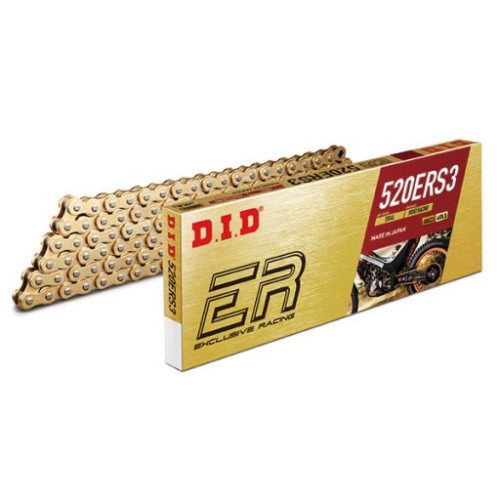 DID CATENA DID 520ERS3 (Gold & Gold) - Lunghezza: 110 maglie con giunto a rivetto (ZJ)