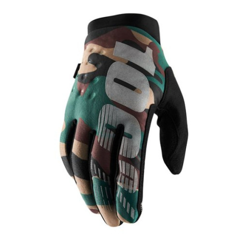 100% GUANTI 100% BRISKER CAMO/BLACK (M)