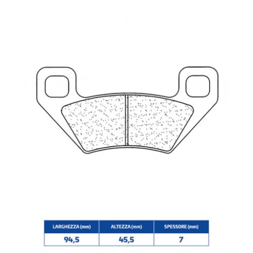 SET PASTIGLIE FRENO CL BRAKES 1171X59