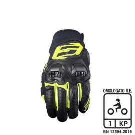 FIVE GLOVES GUANTI FIVE SF3 BLACK/FLUO YELLOW (XL)