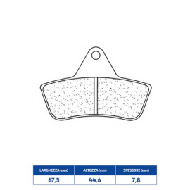SET PASTIGLIE FRENO CL BRAKES 2926ATV1