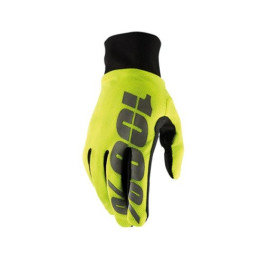 100% GUANTI 100% HYDROMATIC WATERPROOF NEON YELLOW (XL)