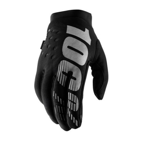 100% GUANTI 100% BRISKER YOUTH BLACK (L)