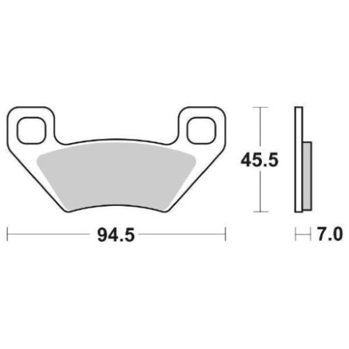 SET PASTIGLIE FRENO SBS 822ATS